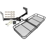 Trailer Tow Hitch For 07-15 Mazda CX-9 Basket Cargo Carrier Platform Hitch Lock and Cover