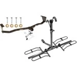 Custom Fit Trailer Hitch 2 Bike Carrier Rail Rack Anti Rattle Device w/ 2 Keys Installation Hardware Installation Instructions 75532 63134 63100 Draw-Tite Trailer Tow Hitch 07-12 Hyundai Veracruz Platform Style 2 Bike Rack Anti Rattle Hitch Lock 07 08 09 Trailer Tow Hitch For 07-12 Hyundai Veracruz Platform Style 2 Bike Rack w/ Anti Rattle Hitch Lock