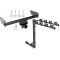 Trailer Tow Hitch w/ 4 Bike Rack For 12-15 Chevy Captiva Sport 08-10 Saturn Vue tilt away adult or child arms fold down carrier
