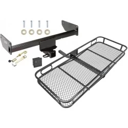 Trailer Tow Hitch For 12-15 Chevy Captiva Sport 08-10 Saturn Vue Basket Cargo Carrier Platform Hitch Lock and Cover