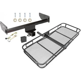 Trailer Tow Hitch For 12-15 Chevy Captiva Sport 08-10 Saturn Vue Basket Cargo Carrier Platform Hitch Lock and Cover