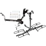 Trailer Tow Hitch For 05-09 Subary Legacy Outback Sedan & Wagon Except Sport Platform Style 2 Bike Rack w/ Anti Rattle Hitch Lock
