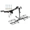 Trailer Tow Hitch For 05-09 Hyundai Tucson 05-10 KIA Sportage Platform Style 2 Bike Rack w/ Anti Rattle Hitch Lock