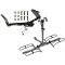 Trailer Tow Hitch For 08-12 Jeep Liberty Platform Style 2 Bike Rack w/ Anti Rattle Hitch Lock