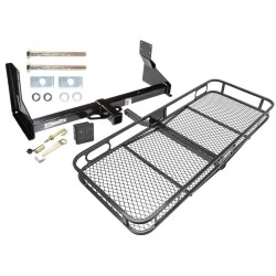 Trailer Tow Hitch For 07-25 Mercedes Freightliner Dodge Sprinter Van w/ OEM Step Bumper Except 144" WB Basket Cargo Carrier Platform Hitch Lock and Cover