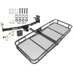 Trailer Tow Hitch For 04-12 Chevy Colorado GMC Canyon 06-08 Isuzu I-Series Pickup Basket Cargo Carrier Platform Hitch Lock and Cover