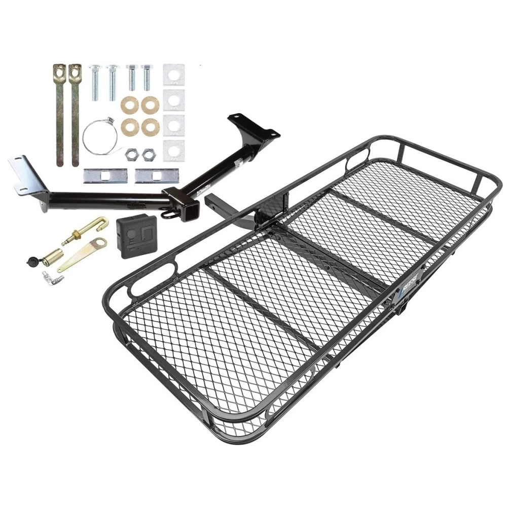 Trailer Tow Hitch For 09-20 Dodge Journey Basket Cargo Carrier Platform Hitch Lock and Cover