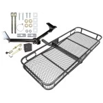 Trailer Tow Hitch For 09-20 Dodge Journey Basket Cargo Carrier Platform Hitch Lock and Cover