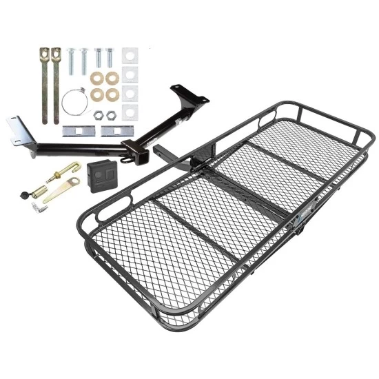 Trailer Tow Hitch For 09-20 Dodge Journey Basket Cargo Carrier Platform Hitch Lock and Cover