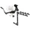 Trailer Tow Hitch w/ 4 Bike Rack For 09-13 Subaru Forester tilt away adult or child arms fold down carrier w/ Lock and Cover