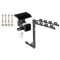 Trailer Tow Hitch w/ 4 Bike Rack For 09-17 Volkswagen Tiguan tilt away adult or child arms fold down carrier