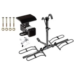 Trailer Tow Hitch For 09-17 VW Tiguan 17-18 Limited Only Platform Style 2 Bike Rack w/ Anti Rattle Hitch Lock