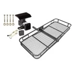 Trailer Tow Hitch For 09-17 VW Tiguan 17-18 Limited Only Basket Cargo Carrier Platform Hitch Lock and Cover