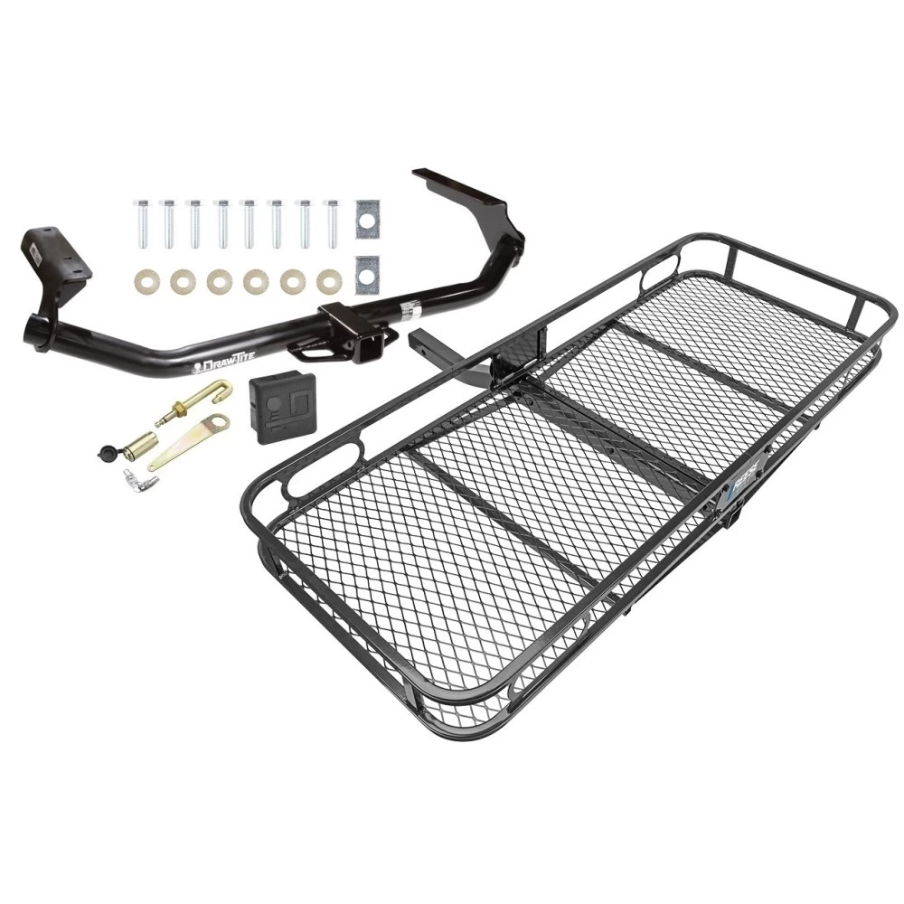 Trailer Tow Hitch For 09-17 Toyota Venza Basket Cargo Carrier Platform Hitch Lock and Cover