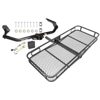 Trailer Tow Hitch For 09-17 Toyota Venza Basket Cargo Carrier Platform Hitch Lock and Cover