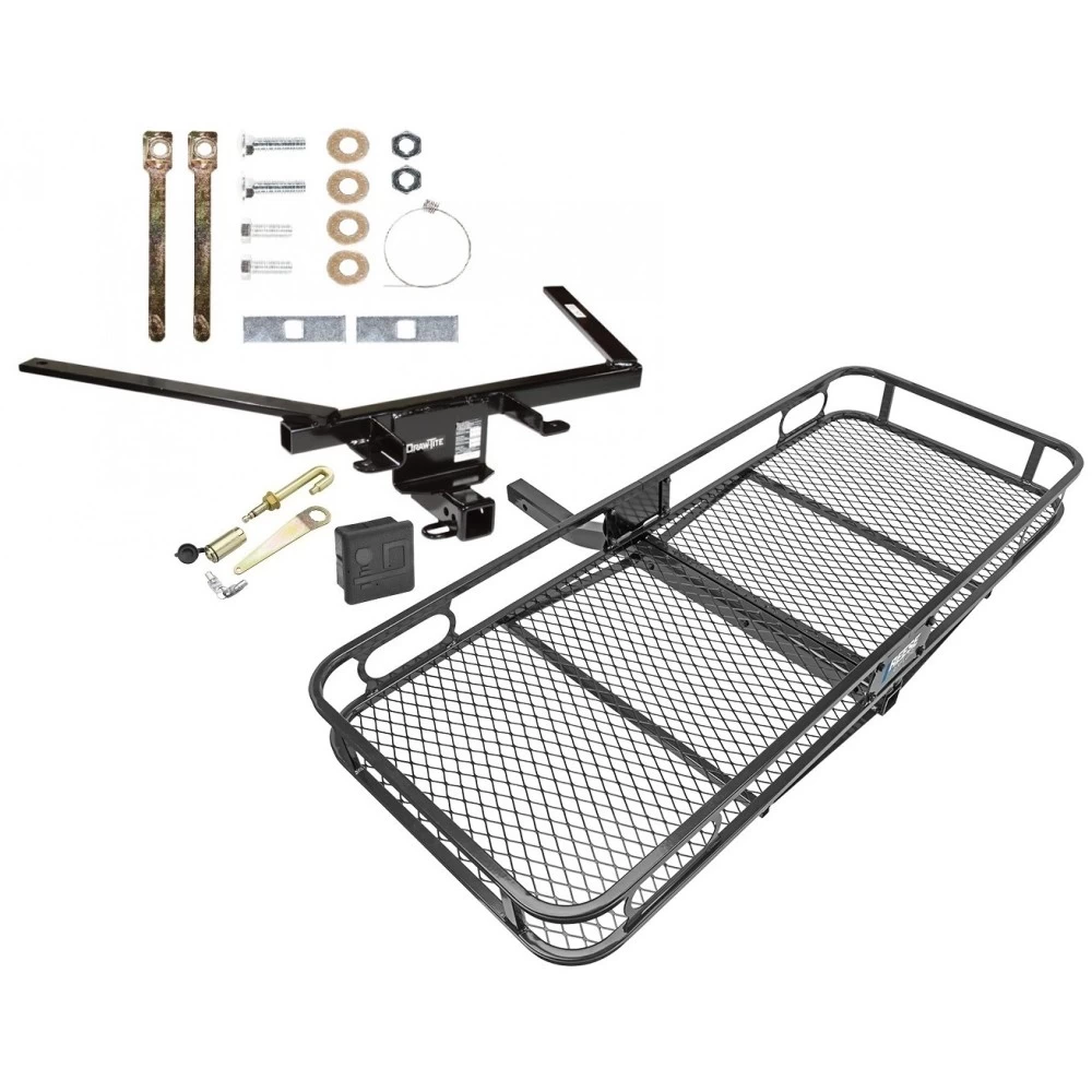 Trailer Tow Hitch For 10-19 Ford Taurus Basket Cargo Carrier Platform Hitch Lock and Cover