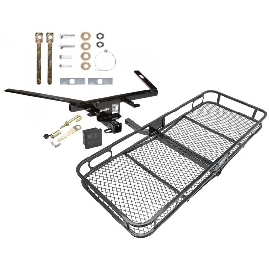 Trailer Tow Hitch For 10-19 Ford Taurus Basket Cargo Carrier Platform Hitch Lock and Cover