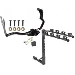 Trailer Tow Hitch w/ 4 Bike Rack For 10-13 Ford Transit Connect tilt away adult or child arms fold down carrier w/ Lock and Cover