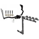 Trailer Tow Hitch w/ 4 Bike Rack For 10-13 Ford Transit Connect tilt away adult or child arms fold down carrier