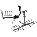 Trailer Tow Hitch For 10-13 Ford Transit Connect Platform Style 2 Bike Rack w/ Anti Rattle Hitch Lock