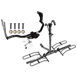 Trailer Tow Hitch For 10-13 Ford Transit Connect Platform Style 2 Bike Rack w/ Anti Rattle Hitch Lock