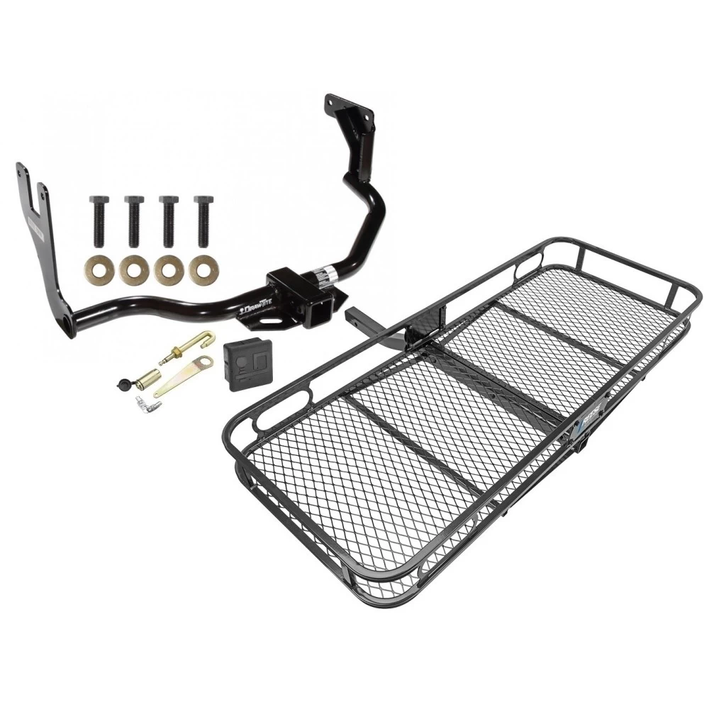 Trailer Tow Hitch For 10-13 Ford Transit Connect Basket Cargo Carrier Platform Hitch Lock and Cover