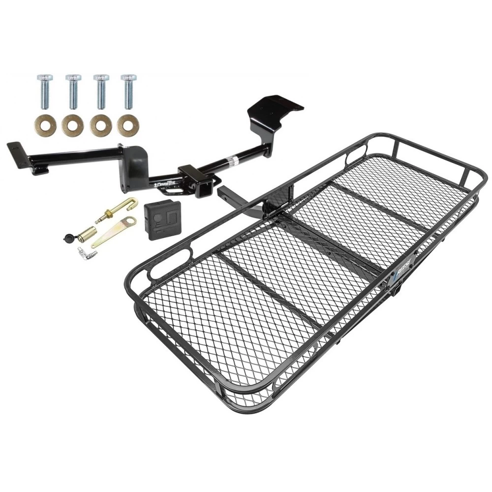 Trailer Tow Hitch For 09-20 Ford Flex 10-19 Lincoln MKT Basket Cargo Carrier Platform Hitch Lock and Cover