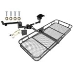 Trailer Tow Hitch For 09-20 Ford Flex 10-19 Lincoln MKT Basket Cargo Carrier Platform Hitch Lock and Cover