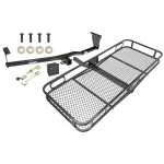 Trailer Hitch For 10-12 Hyundai Santa Fe 11-13 KIA Sorento Basket Cargo Carrier Platform Hitch Lock and Cover