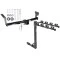Trailer Tow Hitch w/ 4 Bike Rack For 08-15 Land Rover LR2 tilt away adult or child arms fold down carrier