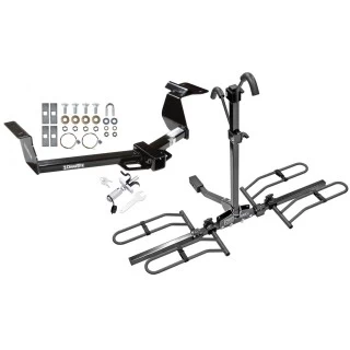 Trailer Tow Hitch For 02-06 Honda CR-V All Models Platform Style 2 Bike Rack w/ Anti Rattle Hitch Lock