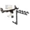 Trailer Tow Hitch w/ 4 Bike Rack For 09-14 Ford F-150 tilt away adult or child arms fold down carrier w/ Lock and Cover