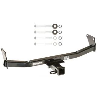 Trailer Tow Hitch For 07-17 Jeep Compass Patriot Platform Style 2 Bike Rack w/ Anti Rattle Hitch Lock