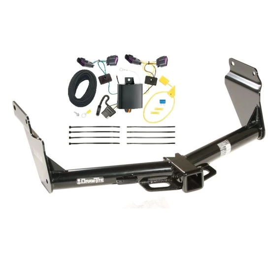 Trailer Tow Hitch For 14-26 Dodge Durango All Models w/ Wiring Harness Kit