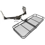 Trailer Tow Hitch For 11-26 Dodge Durango 14-21 Jeep Grand Cherokee EcoDiesel Basket Cargo Carrier Platform w/ Hitch Pin