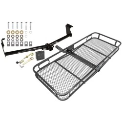 Trailer Tow Hitch For 11-16 Nissan Quest Basket Cargo Carrier Platform Hitch Lock and Cover