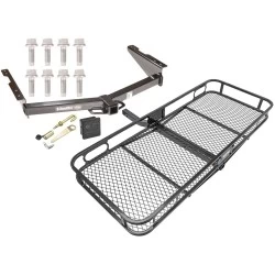 Trailer Hitch For 12-21 Nissan NV2500 NV3500 13-21 NV1500 Basket Cargo Carrier Platform Hitch Lock and Cover