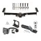 Trailer Hitch Package w/ Wiring For 00-06 Chevy Avalanche Suburban Tahoe GMC Yukon 2002 Cadillac Escalade EXT w/ Factory 7-Way w/ 2-5/16" Ball 2" Drop Mount Pin Blade RV Class 3