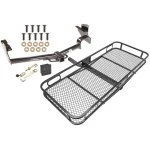 Trailer Tow Hitch For 08-13 Toyota Highlander Basket Cargo Carrier Platform Hitch Lock and Cover