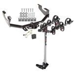 Trailer Tow Hitch For 97-03 Ford F-150 2004 Heritage 97-99 F-250 Light Duty 99-07 F-250 F-350 Super Duty 4 Bike Rack w/ Hitch Lock and Cover