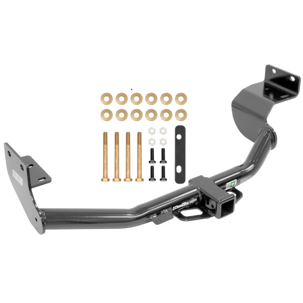 Trailer Tow Hitch For 13-18 Hyundai Santa Fe Sport Kia Sorento Platform Style 2 Bike Rack w/ Anti Rattle Hitch Lock
