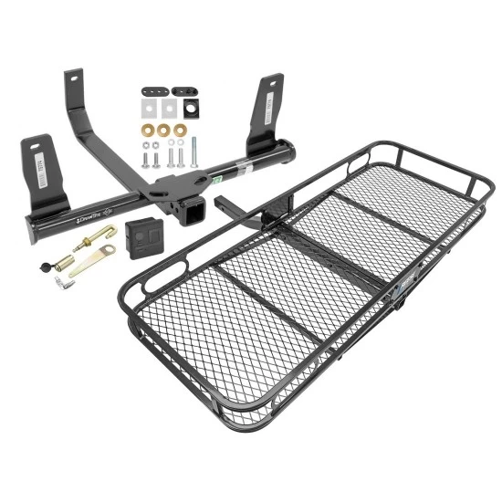 Trailer Tow Hitch For 10-15 Mercedes GLK350 Basket Cargo Carrier Platform Hitch Lock and Cover