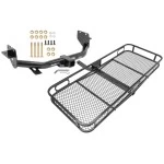 Trailer Tow Hitch For 13-18 Hyunda Santa Fe w/ 3rd Row Seats 2019 XL Only Basket Cargo Carrier Platform w/ Hitch Pin