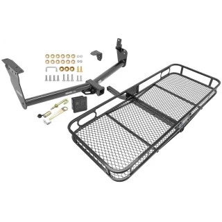 Trailer Tow Hitch For 09-12 INFINITI FX35 09-13 FX37 14-17 QX70 2013 FX37 Basket Cargo Carrier Platform Hitch Lock and Cover