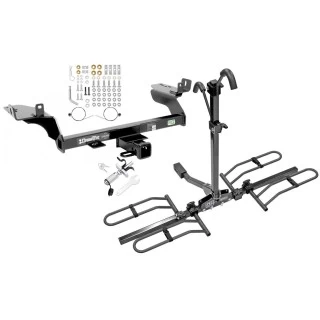 Trailer Tow Hitch For 13-19 Ford Escape Platform Style 2 Bike Rack w/ Anti Rattle Hitch Lock