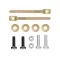 Trailer Tow Hitch w/ 4 Bike Rack For 10-18 Acura RDX tilt away adult or child arms fold down carrier w/ Lock and Cover