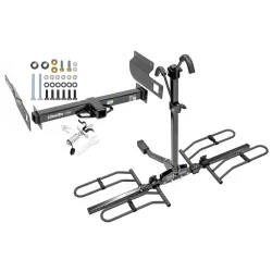 Trailer Tow Hitch For 2013 Volkswagen Amarok International Platform Style 2 Bike Rack w/ Anti Rattle Hitch Lock