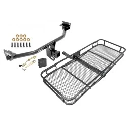 Trailer Tow Hitch For 16-18 Hyundai Tucson 19-21 Except Night Edition Basket Cargo Carrier Platform Hitch Lock and Cover