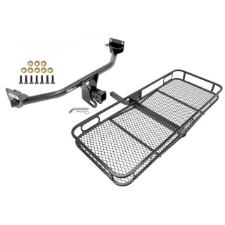 Trailer Tow Hitch For 16-18 Hyundai Tucson 19-21 Except Night Edition Basket Cargo Carrier Platform w/ Hitch Pin