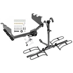 Trailer Tow Hitch For 14-18 Chevy Silverado GMC Sierra 1500 2019 LD Legacy Platform Style 2 Bike Rack w/ Anti Rattle Hitch Lock